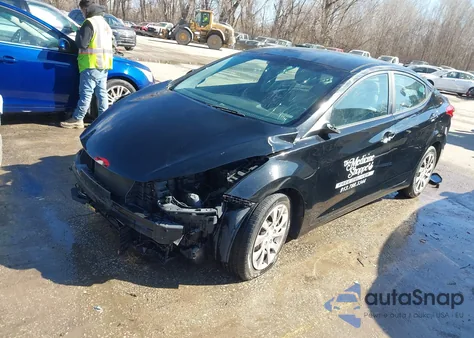 2011 Hyundai Elantra Gls z USA, uszkodzony, nr VIN 5NPDH4AEXBH045917